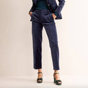 SOLD || Boden Kew Velvet Pants (Navy)